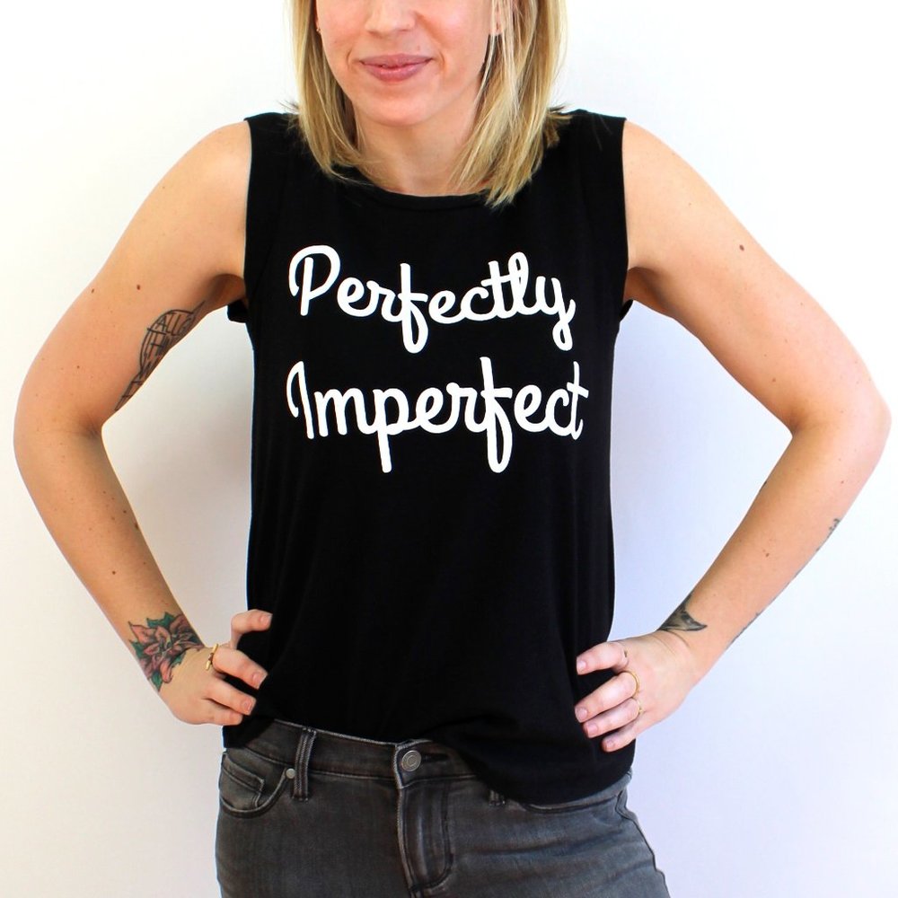 NWT Moral Minority Limited Edition Perfectly Imperfect Graphic Muscle Tank